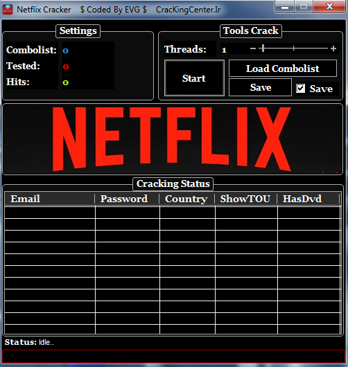 netflix checker coded by evg